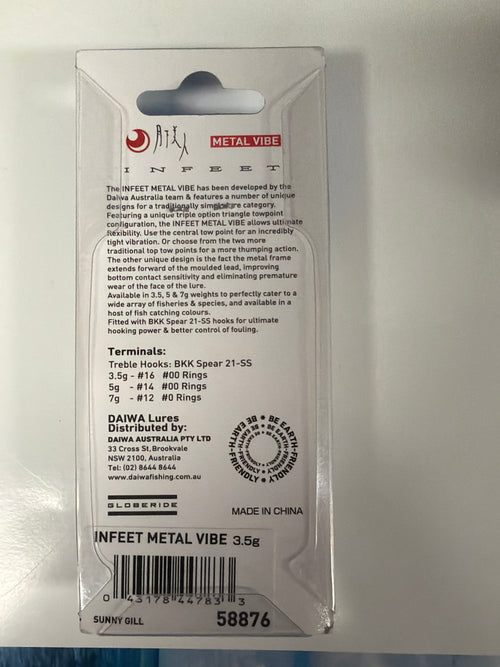 Daiwa infeet metal vibe 3.5G