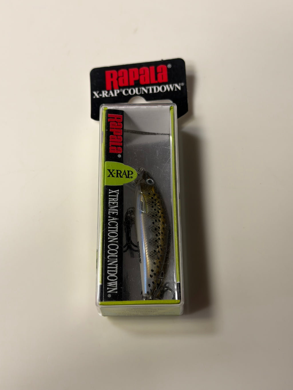 Rapala X-rap countdown